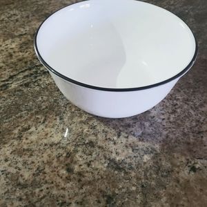 Corelle Black Rim bowl